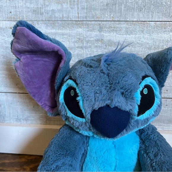 Disney Large Blue Stitch Stuffed Animal - Picture 8 of 9